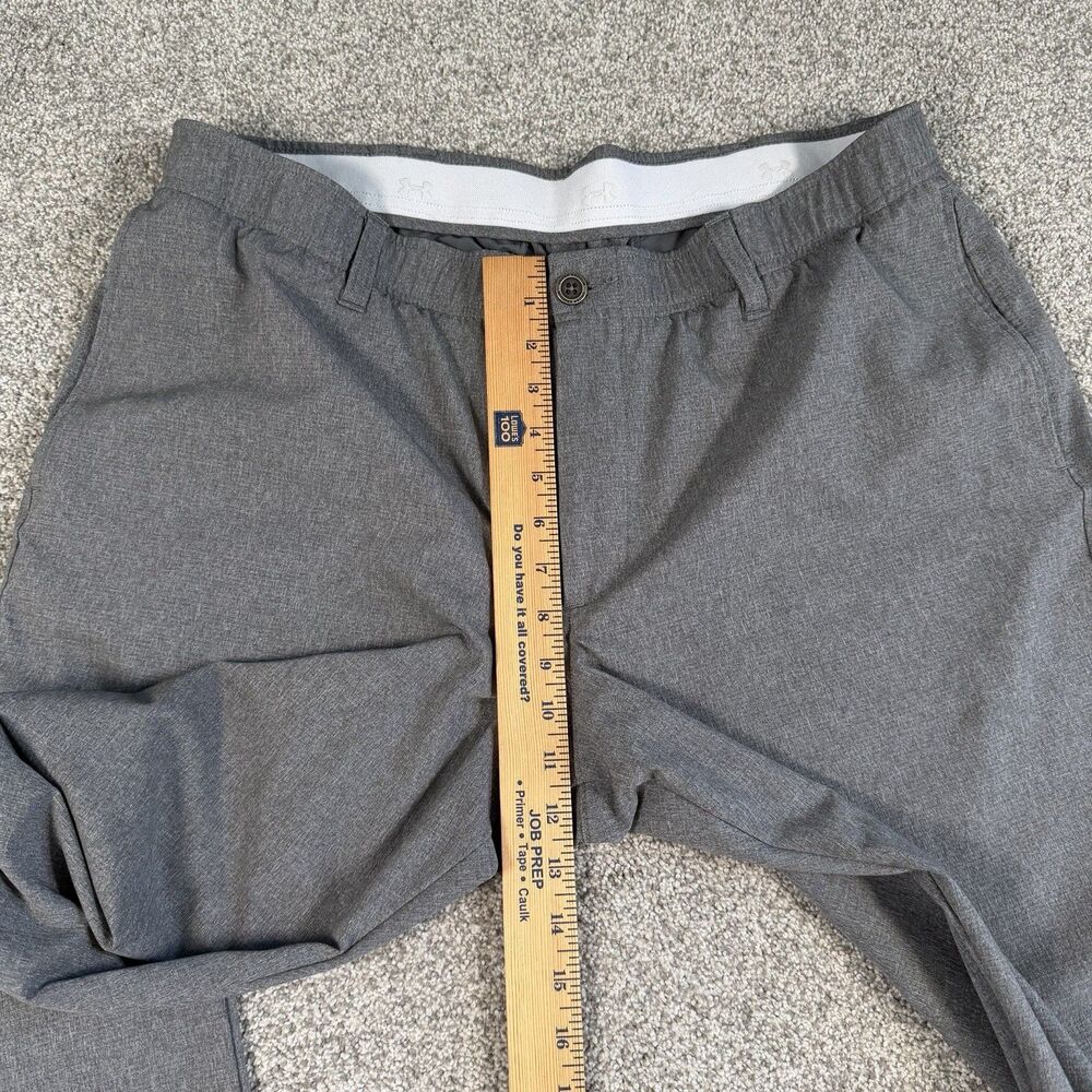 Under Armour Vented Golf Pants Mens Gray Performance Size 40x30 (38x29) - Picture 11 of 13